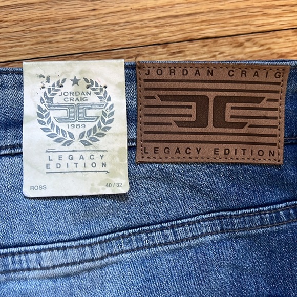 Jordan Craig Legacy Edition Jeans / Viper Blue / Skinny / Ripped / New / 40x32 - Picture 6 of 9